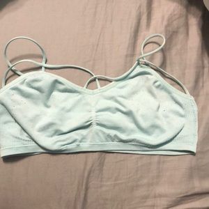 Blue bralette